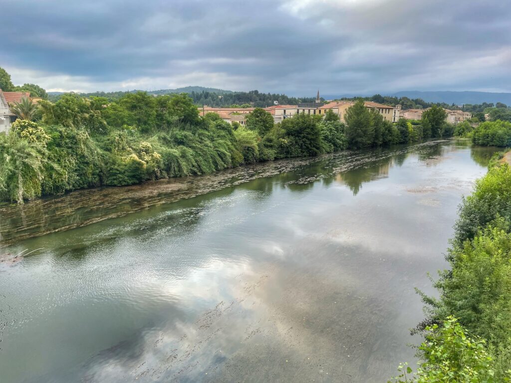 River Aude in Limoux  